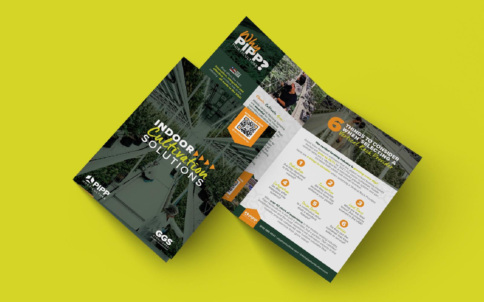 Pipp Horticulture Why pipp brochure design