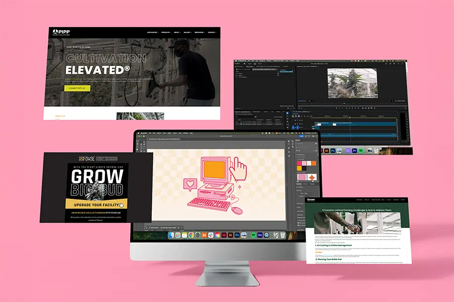Content Creation Multiple Screens - Web Design