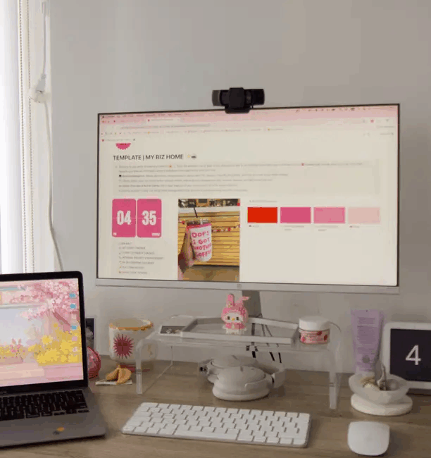 Pink computer website