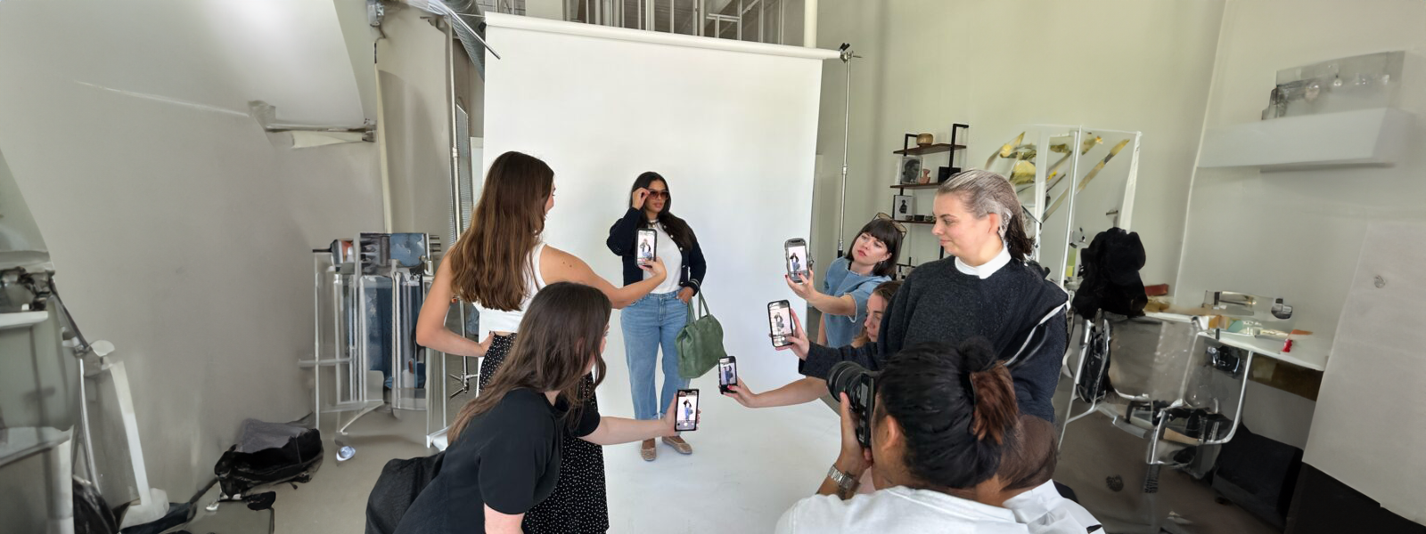 Marketing team photoshoot