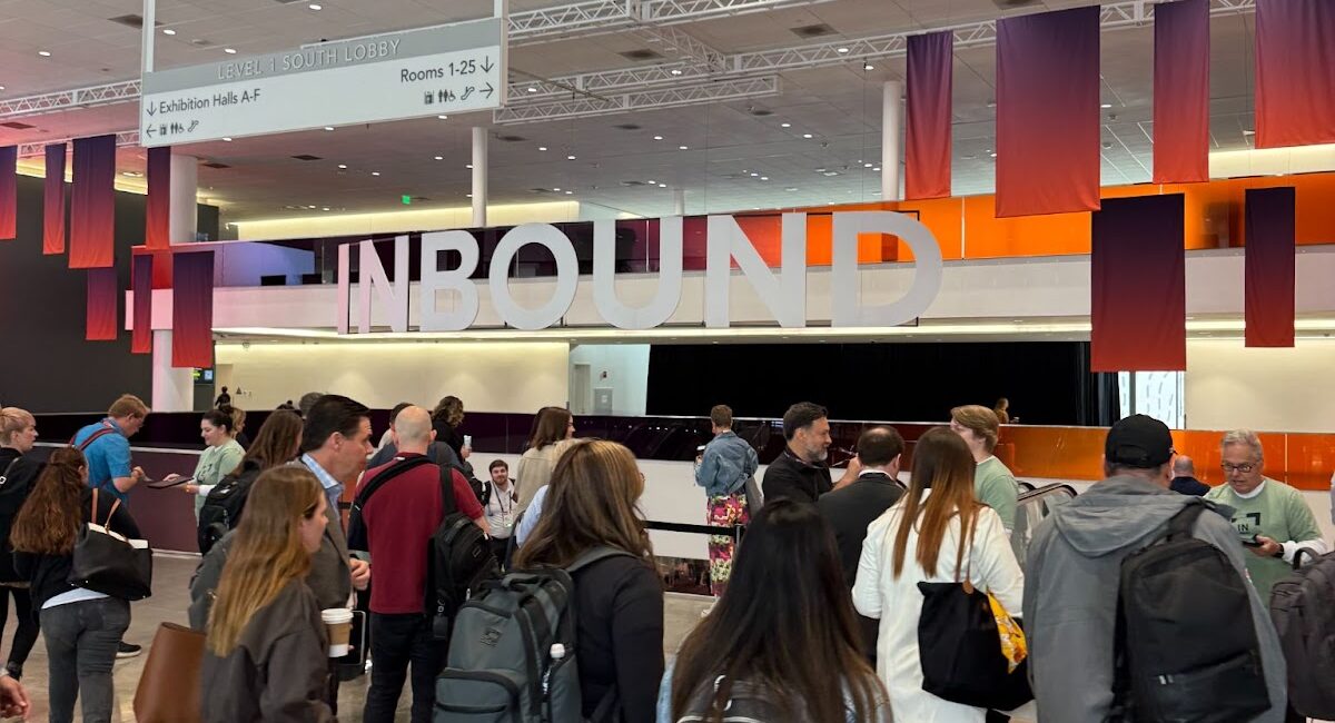 People walking at INBOUND 2025