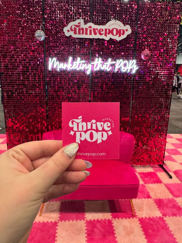 ThrivePOP trade show booth