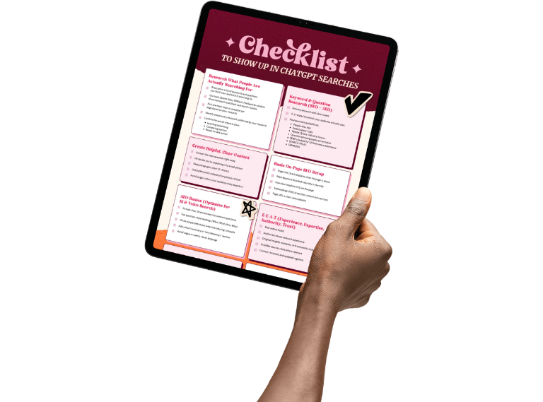 ChatGPT Search Checklist