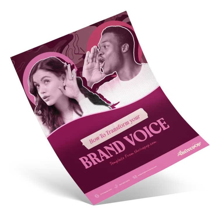 How to Transform Your Brand Voice Flyer