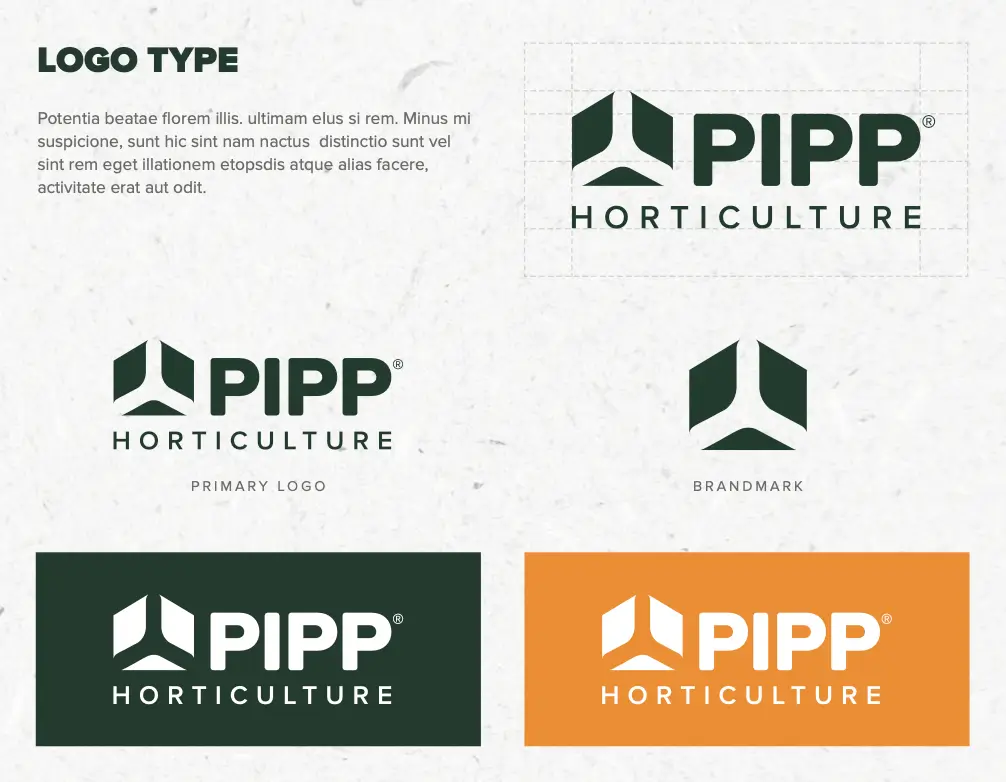 Pipp Horticulture Marketing: Branding